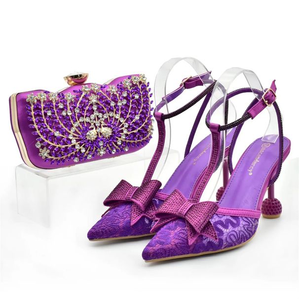 Vintage Diamond Chunky Sandals With Dinner Set Fashion Design Rhinestone Evening Bag_vogvips.com