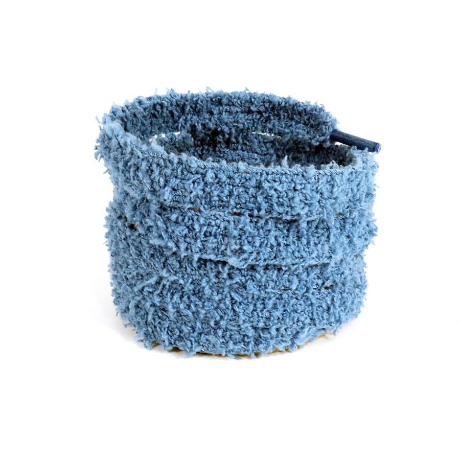 Shoelaces 1.5cm Flat Single Layer Half Side Plush Shoelaces_vogvips.com
