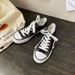 New Canvas Female Students, Small White Korean Version For Women's Couple Style Low Top Flat Bottomed Men's Shoes,_vogvips.com