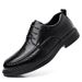 Men's British Style Leather Dress Shoes With 8CM Heel Height For Wedding_vogvips.com