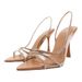 French Style Elegant Stiletto Heel Stunning Sandal For Women 2024 Summer New High-end Pointed Toe Tranparent High_vogvips.com