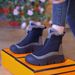 Winter Fashion Women's Thick Soled Martin Boots Snow Cotton Shoes Plus Velvet Warm Casual Front Zipper High Top Shoes_vogvips.com