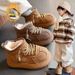 Big Head Snow Boots, Cotton Shoes, Women's 2025 New Winter Style, Lined And Thickened, Wearable, Thick Soled, Anti-slip, Warm, Short Boots_vogvips.com