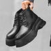Martin Boots Men's Thick-soled Heightening Retro Tooling Boots Lace-up Men's Boots_vogvips.com