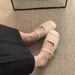 Baotou Half Slippers For Women, Outdoor Wear, 2025 New Korean Style, Gentle Fairy Soft Flat Casual Slip-On Mules_vogvips.com