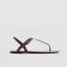 2026 Summer New Women's Casual Beach Shoes Metal Buckle Clip-Toe Flat Roman Sandals For Women_vogvips.com