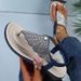 Summer New Glass Diamond Woven Beach For Women's Large Herringbone Sandals_vogvips.com