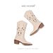 Pointed Toe Hollow Out Short For Women Ethnic Style New Thick Sole Mid-Calf Motorcycle Chunky Heel Versatile Western_vogvips.com