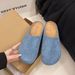 Mary Jane Burkon Skullcap Für Damen, Vielseitige, Einbeinige Loafer_vogvips.com