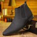 Cross-border Large Size 47-48 Men's Casual Leather Shoes, High-top, High-end Pointed Toe Shoes For Outdoor Wear_vogvips.com