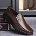 Suitable For All Seasons Dad Cowhide Autumn Genuine Leather Soft Sole Elderly Middle-aged Casual Style Men's Single Shoes_vogvips.com