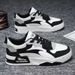 Men's New Summer Breathable Black And White Panda Sneakers Men's Casual Sports Thick Bottom Non-slip Mesh Shoes_vogvips.com