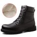 Men's Boots High-top Fleece Warm Tooling Martin Boots Soft-faced Brie Men's Boots_vogvips.com