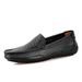 Large Size Hollow Out Loafers M's Guine Leather Breathable Casual British Style Trd Soft Sole Lazy Driving Shoes_vogvips.com