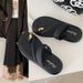 2026 New Trendy Cross-Border Toe-Slipper Women, Summer Fashionable Thick-Soled Flip-Flop Beach Sandals For Women_vogvips.com