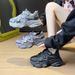 Spring Women's Chunky Sneakers - Style Platform Running Shoes | 5cm Height Increase & Breathable Casual Shoes ZL7522_vogvips.com