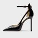 Pointed High Heels For Women Stiletto Spring New Sexy Rhinestone Temperament Baotou Sandals Single Buckle Shoes_vogvips.com