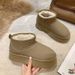 Snow Boots For Women With Thick Fleece And Warmth, Winter Anti Slip Waterproof Boots, Popular Outdoor Midsole Thick Soled Women's Cotton Shoes_vogvips.com