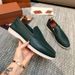 L Family Summer Solid Color Low Cut Adhesive Shoes Round Toe Casual Black Natural Single Shoe Genuine Leather_vogvips.com