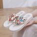 Women's Ethnic Style Satin Flip Flops Bohemian Strap Casual Summer Beach Slippers Lightweight Footwear_vogvips.com
