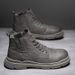 European Warm Series Men' Martin Winter Fleece-Lined Waterproof High-Top Caual Leather Shoe Britih Style Workwear Mid-Top Motorcycle_vogvips.com