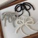 High Grade Pearl Bow Circle Tassel Shoe Buckle Pendant Fashionable Small Fragrance Style Shoe Accessories_vogvips.com