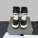 Unisex Chunky Sole Sneakers – Gothic High-Top Platform Shoes With Cross Strap (36-45, Black, Side Zipper, PU Cushioning)_vogvips.com