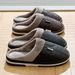 Men's Big Size Winter Slippers Indoor PU Leather Home Waterproof Fluffy Casual Slides Men Bedroom Comfy Shoes Houseshoes_vogvips.com