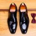 Italian Patent Smooth Men's British Genuine Pointed Business Formal Shiny Leather Oxford Trendy Casual Shoes_vogvips.com