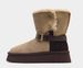 Furry 2025 Winter New Short Tube Warm Cotton Shoes Thick Sole Fleece-Lined Mid-Calf Snow Boots For Women_vogvips.com