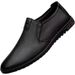 Leisure 2025 New Men's Leather Business Breathable Dad Anti Slip Wear-resistant Shoes, Driving And Work Shoes_vogvips.com