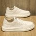Men's Casual Leather Shoes Breathable White Board Sneakers Slip-resistant Sports Shoes For Youth Fashion Trendy Comfortable_vogvips.com