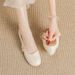 Soft Leather, Soft Sole 2026 Spring/autumn Mary Jane French-style Loafers, Traditional Style Shoes To Match Cheongsam_vogvips.com