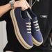 Outdoor Men's Casual Lace-Up Breathable Canvas Fashion Sneakers Male Walking Vulcanize Shoes Men Skateboard Footwear_vogvips.com
