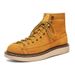 Retro Martin Boots High-end Men's Boots Thick-soled Heightening Leather Shoes Casual Tooling Style High-top Board Shoes_vogvips.com