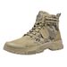 European Warm Series Men's Martin Winter British Style High-top Shoes Desert Trend Combat Training Military Leather Autumn Work Boots_vogvips.com
