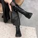 2025 Spring And Autumn New Over-the-Knee For Women With Belt Buckle, Melad Thick-Soled Motorcycle Rider Boots, High Tube_vogvips.com