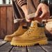 New Leather Spring Men's Shoes High-top Men's Heightening Tooling Martin Boots_vogvips.com