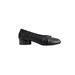 Summer Women's Ballet Flats Chunky Heel Round Toe Pleated Low Cut Single Shoes Split Toe Round Toe New Niche_vogvips.com
