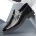 Men's Shoes Business Formal Men's Leather Shoes Large Size Crocodile Pattern Slip On Casual Versatile Men's Shoes_vogvips.com