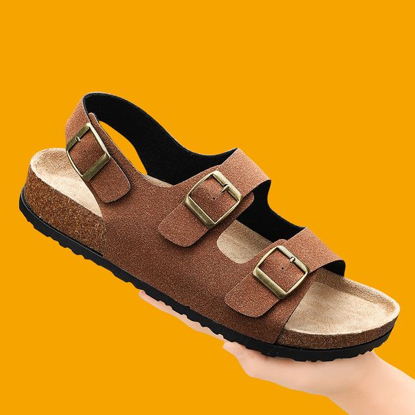 Men's Sandals For Summer Outdoor Wear, Non Slip And Wear Resistant, Driver Specific Driving Sandals, Outdoor Sports, Beach Slippers_vogvips.com