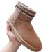 Winter Flat-bottomed Snow Boots Women's Woven Velvet Thickened Large Cotton Shoes Women's Casual Snow Cotton Large Size Women's Shoes_vogvips.com