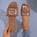 Foreign Trade Plus-size , Cross-border In-stock New Summer Outdoor Flip-flops For Women, Casual Flat-soled Niche_vogvips.com