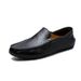 Men's Summer Breathable New Versatile Genuine Leather Men's Shoes Casual Foot Pedals Bean Soft Sole Lazy Business_vogvips.com