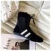 Women Boxing Boots Genuine Leather Boxing New Casual Sports CM Women's High-Top Height-Increasing Martin Boots Breathable Training Shoes_vogvips.com