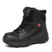 「XGXC」Winter High-top, Double-faced Fleece Combat Boots, Stylish Outdoor Travel And Camping Waterproof Tactical Boots, Direct Sales_vogvips.com