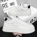 Autumn New Breathable Canvas Men's Versatile Thick Bottom White Sports And Leisure Board Trendy Shoes_vogvips.com