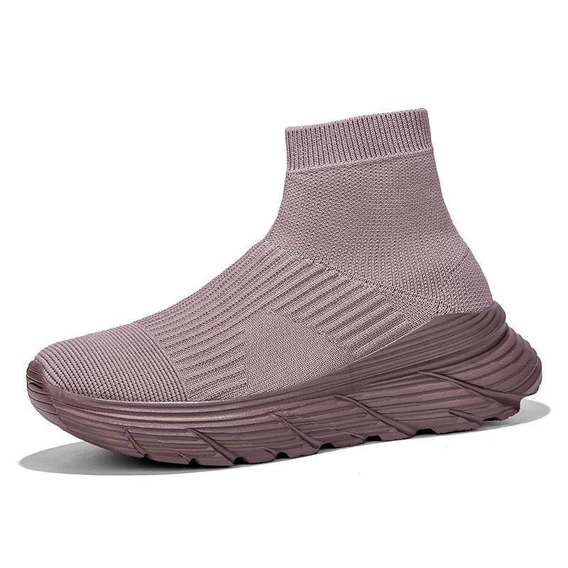 Couple New Woven Socks, Breathable And Lightweight, One Foot Mesh Shoes, Casual Sports Shoes_vogvips.com