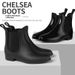 Women’s Waterproof Chelsea-Bootie, Slip-On Rain Ankle Boots_vogvips.com