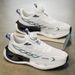 New Men's Shock-Absorbing Spring Spinning Youth Button Popcorn Sports Running Shoes_vogvips.com